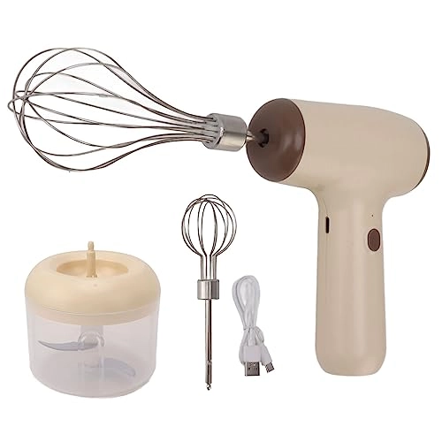 Electric Garlic Chopper Whisk - Wireless USB Rechargeable