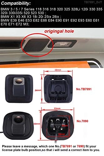 CCD car rear view camera - Night Vision Wireless 1280 x 720 pixels