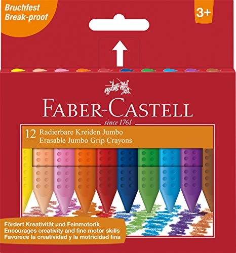 Triangular Jumbo Plastic Crayons - 90 mm - 12 Pcs