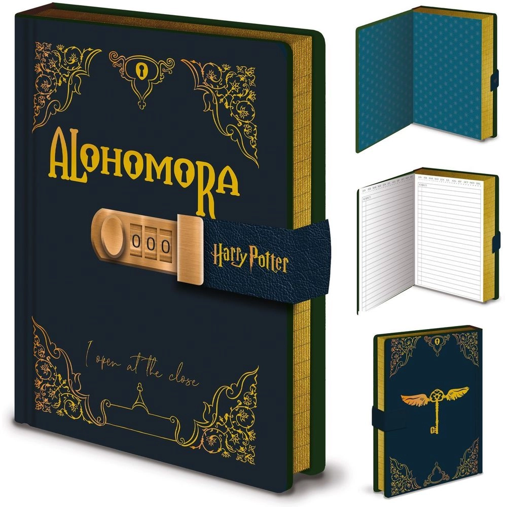 PYRAMID POSTERS Harry Potter - Alohomora - A5 Lockable Undated Diary
