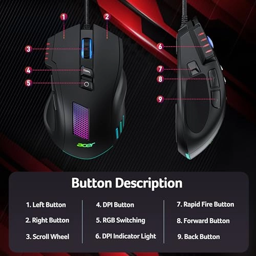 Predator Cestus 315 Gaming Mouse - USB