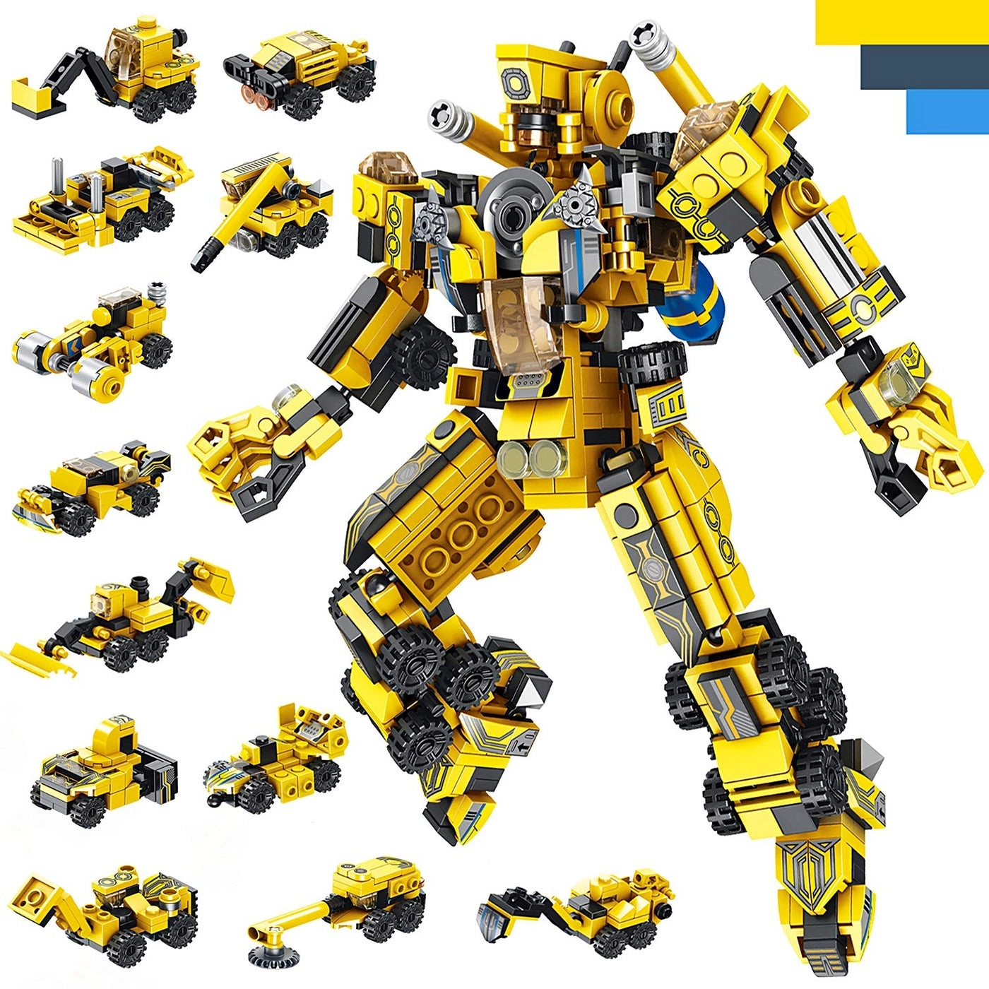 LUKAT Robot Building Blocks - 25-in-1 573pcs