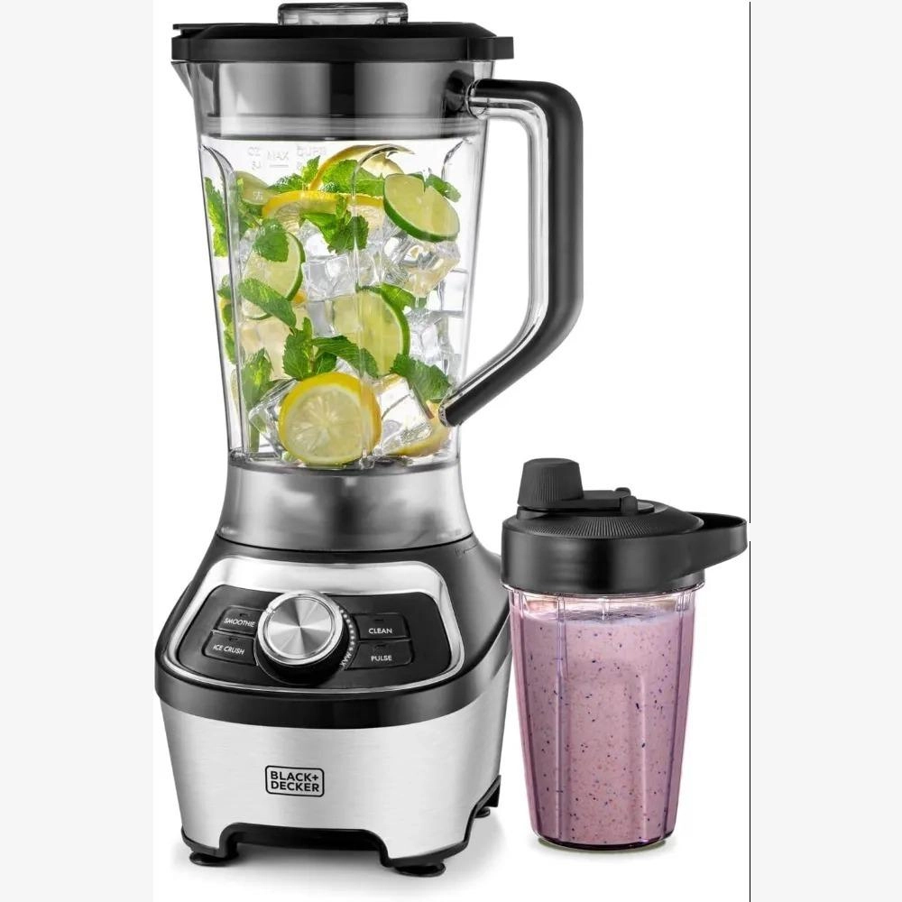 BD-BXH1200-B5 - Stainless steel six-blade design Smoothie and Ice crush presets 500ml travel cup