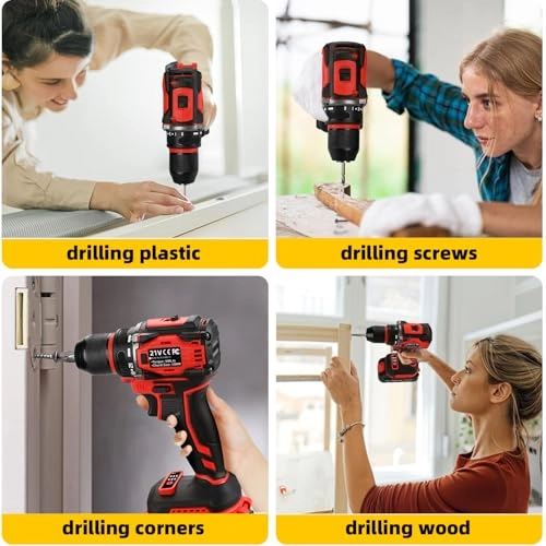 Power Drill Driver - 2.0Ah 21V Bundle