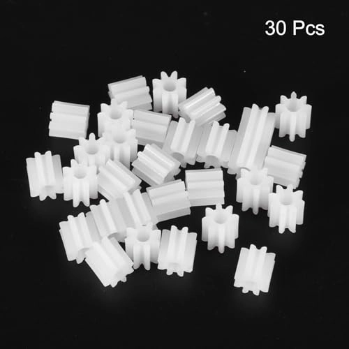 Plastic Gears - 50 Pcs 8 Teeth Module 0.5