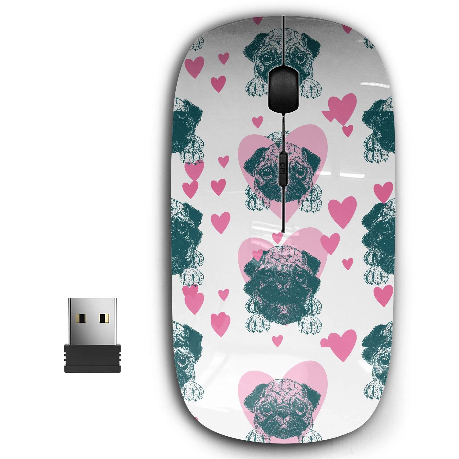 Ergonomic Portable USB Wireless Mouse