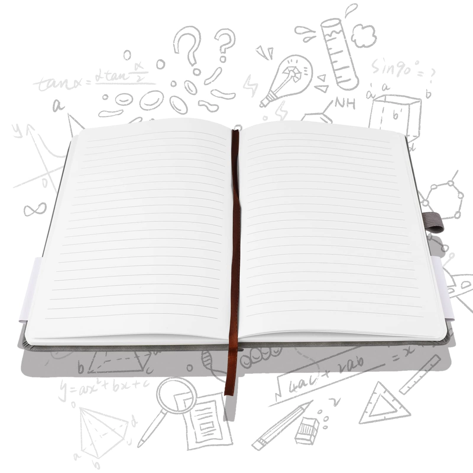 A5 Notebook A5 Hardcover - Lined 100 Sheets