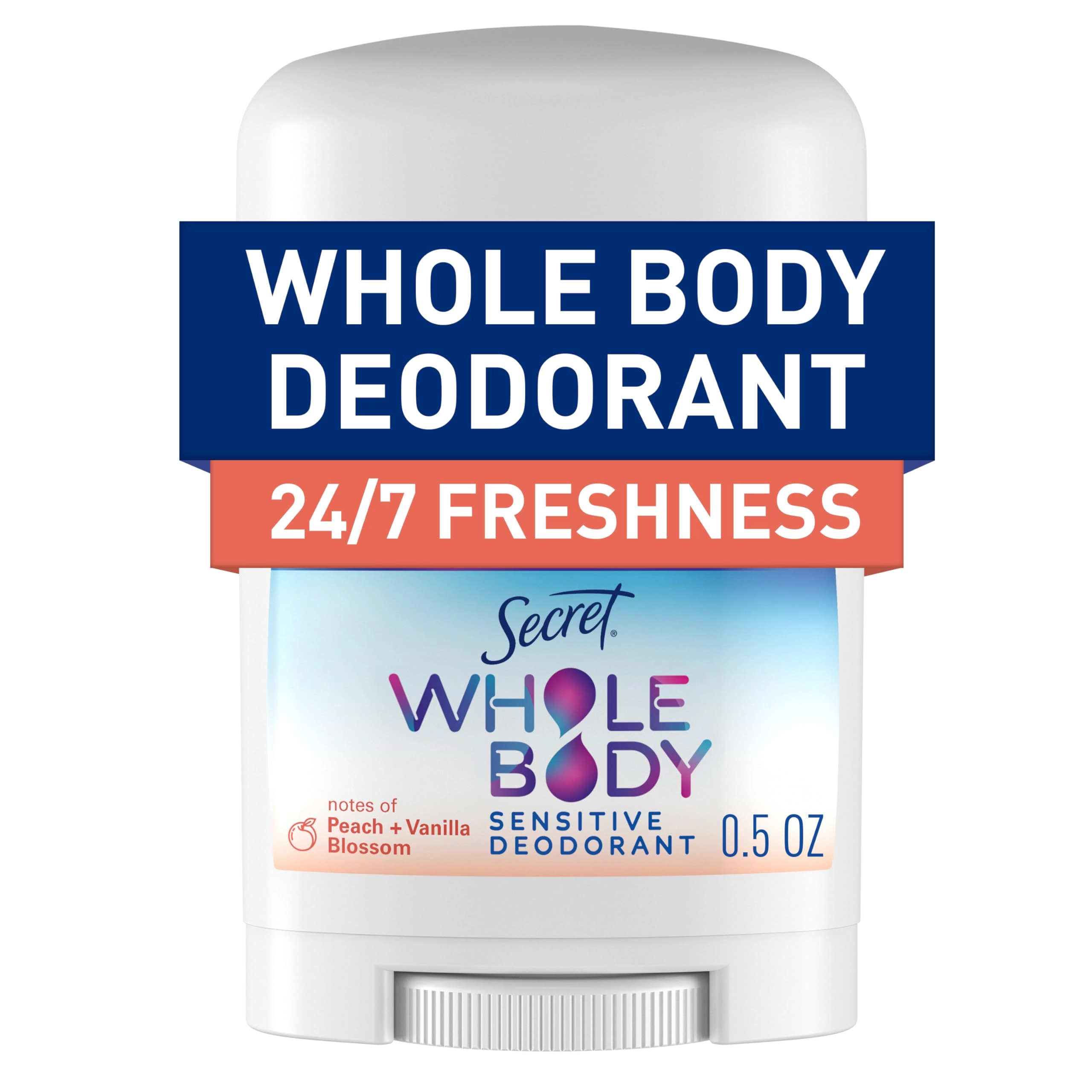 Procter & Gamble Whole Body Deodorant - Peach & Vanilla Blossom 0.5 Fluid Ounces