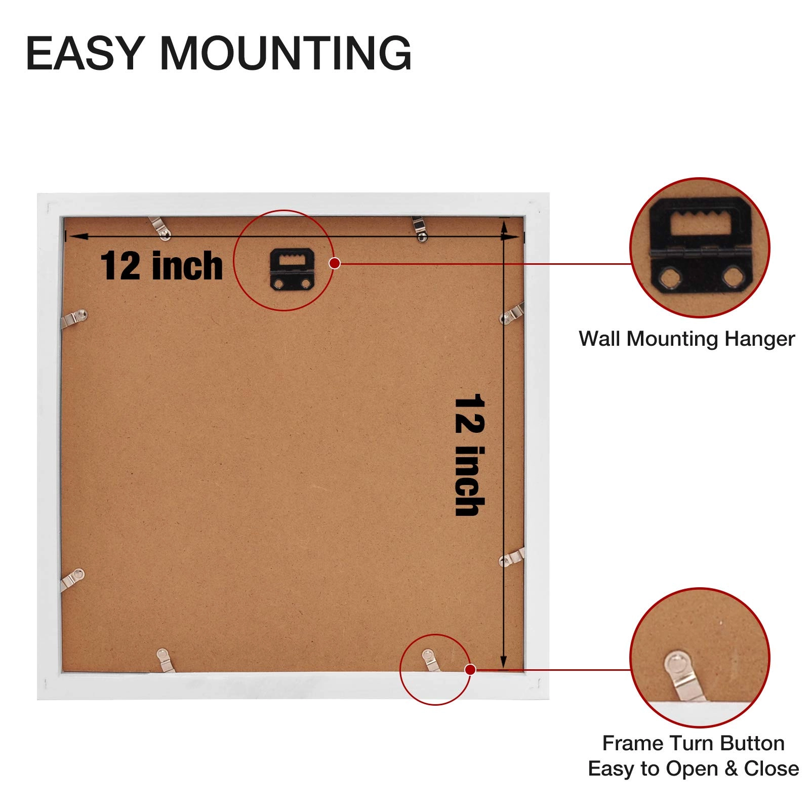 Picture Frame - 12x12 4 count