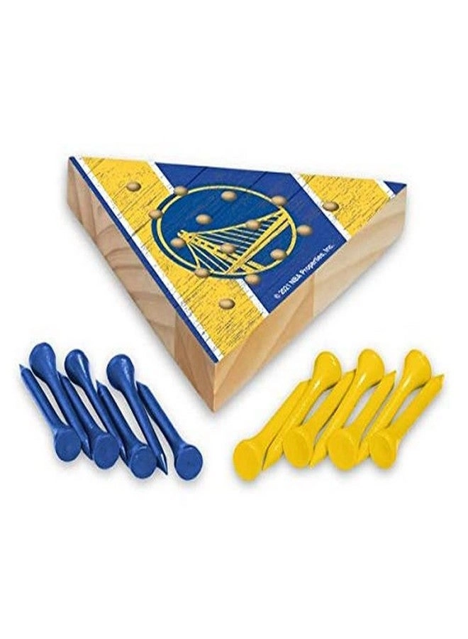 Rico Industries NBA Golden State Warriors Peg Pyramid Game