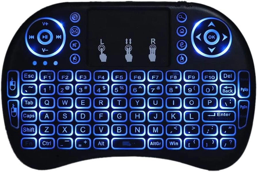 cheekyglo Wireless Tricolor Backlight Keyboard - English 2.4G Wireless