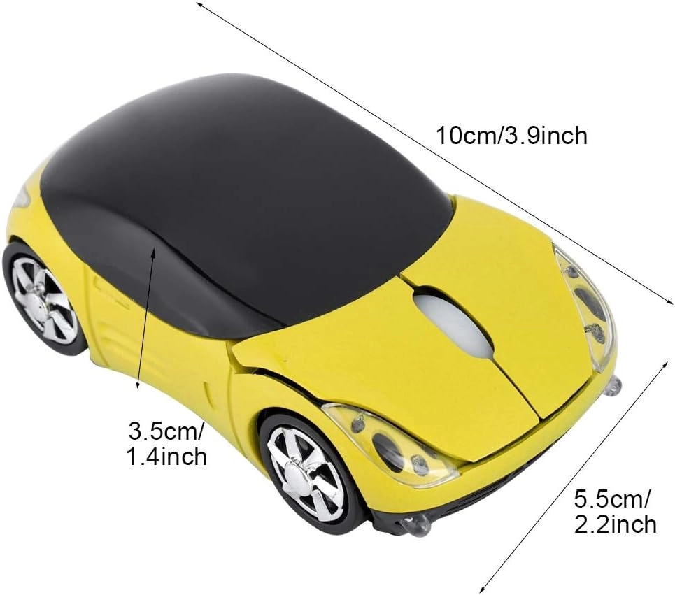 e Sport Car Shaped Wireless Mouse - 2.4G Wireless