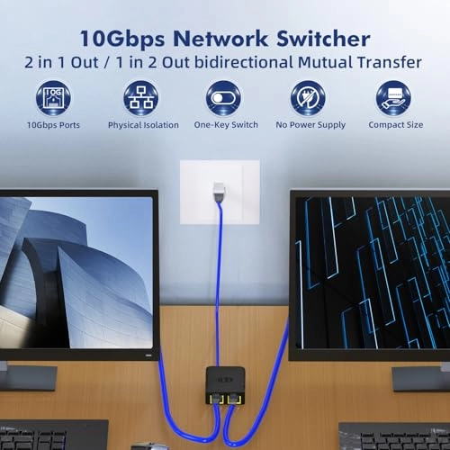 10 Gigabit Selector - 3-ports