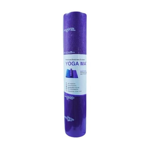 Exercise Guided Yoga Mat - High Density PVC 6MM