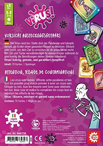 Virus! - Card Game (French, German, Italian)