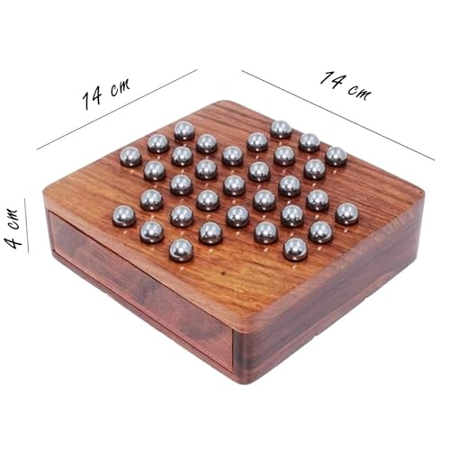 Tic Tac Toe + Solitare - Wooden