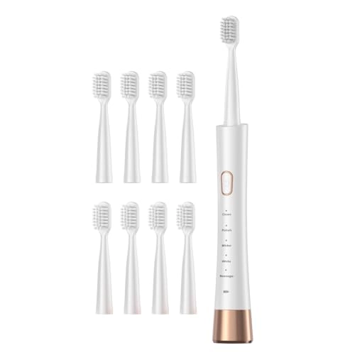 Electric Toothbrush - 31,000 VPM 5 Modes 8 Brush Heads