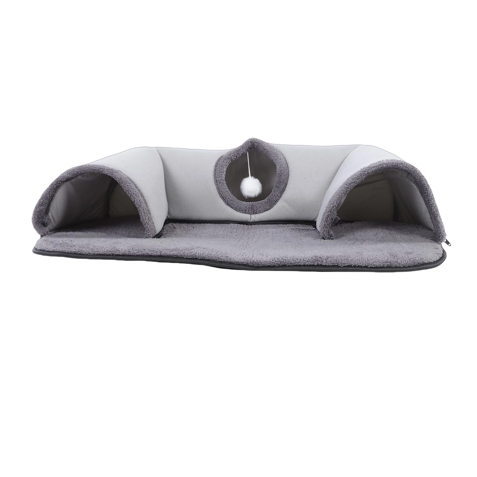Yechiry U-Shaped Cat Tunnel Bed - Polyester