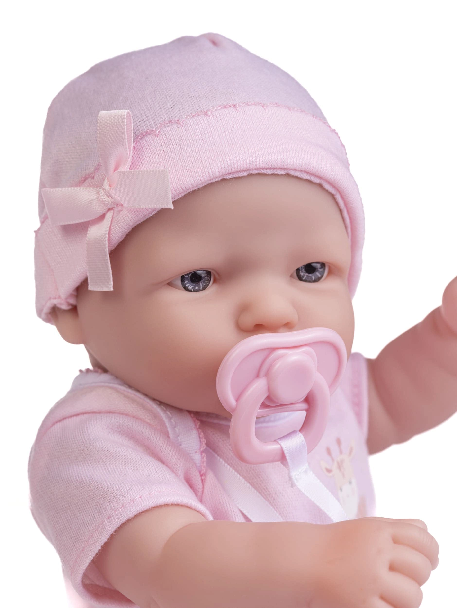 La Newborn Baby Doll Gift Set - 12" Pink Ages 2+