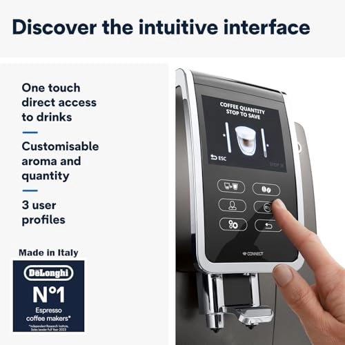 (Renewed) Dinamica Plus - 12 Functions Multiple Drinks Ecam37095T