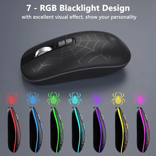LED Slim Rechargeable Mouse - Wireless