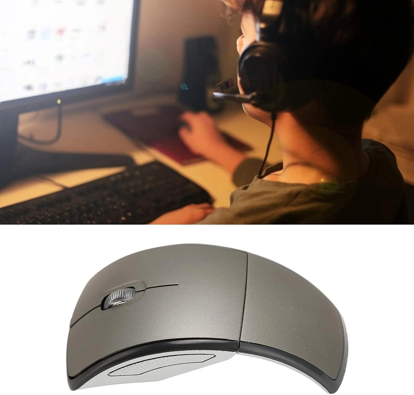 Folding Wireless Mouse - 2.4G
