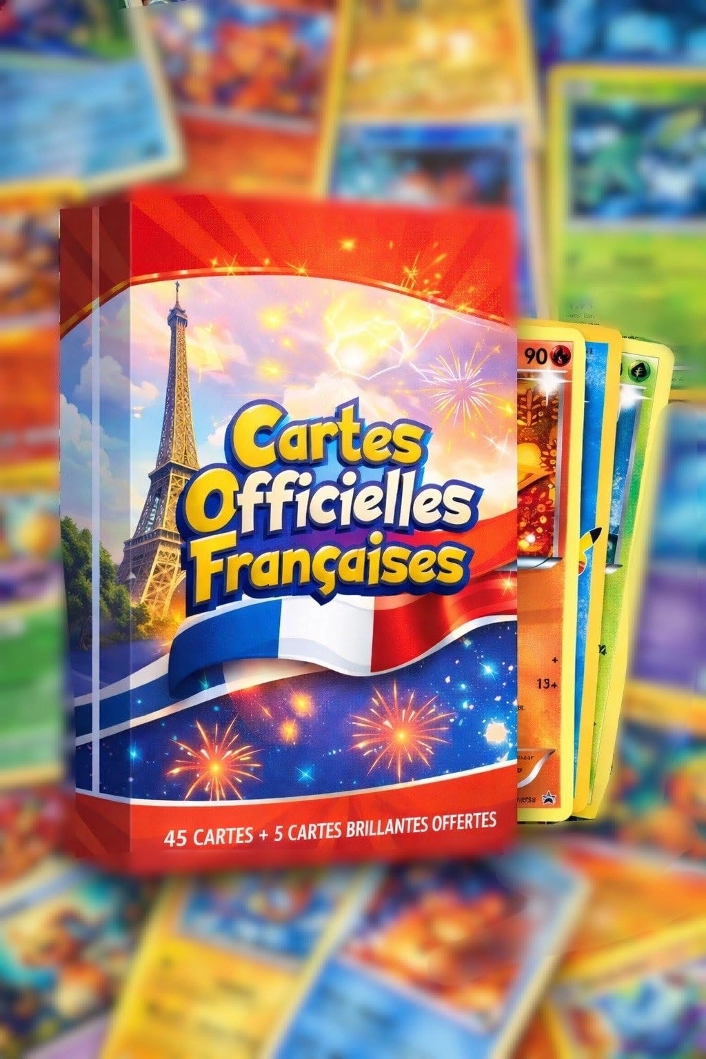Pokémon Official French Cards - 50 pcs Pack