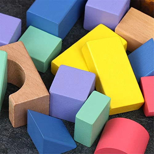 Rainbow building blocks - 3 years old and above 15pcs