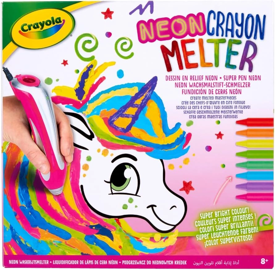 COLOR LAND CHILDRENS TOYS CENTER LLC Neon Crayon Melter Unicorn