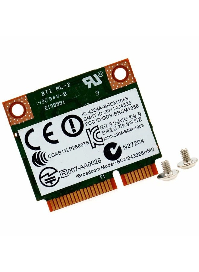 BCM943228HMB - Dual Band Half Mini PCie Wireless