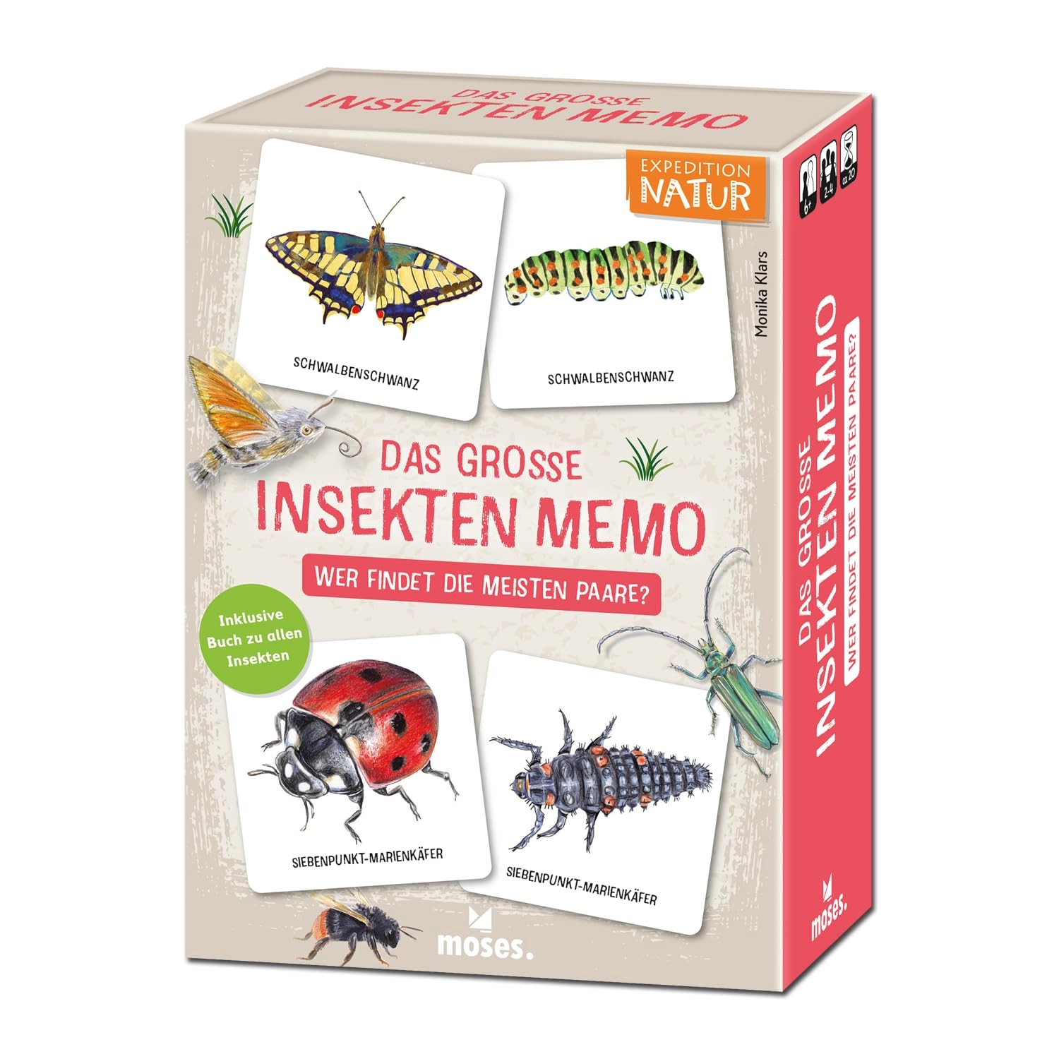 moses. Das große Insekten Memo: Wer findet die meisten Paare? (English, German)