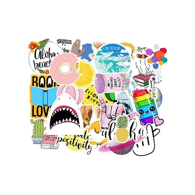 Cute Sticker Book Waterproof 103 pcs