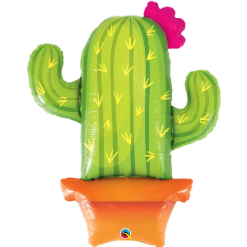 Qualatex Potted Cactus Foil Balloon