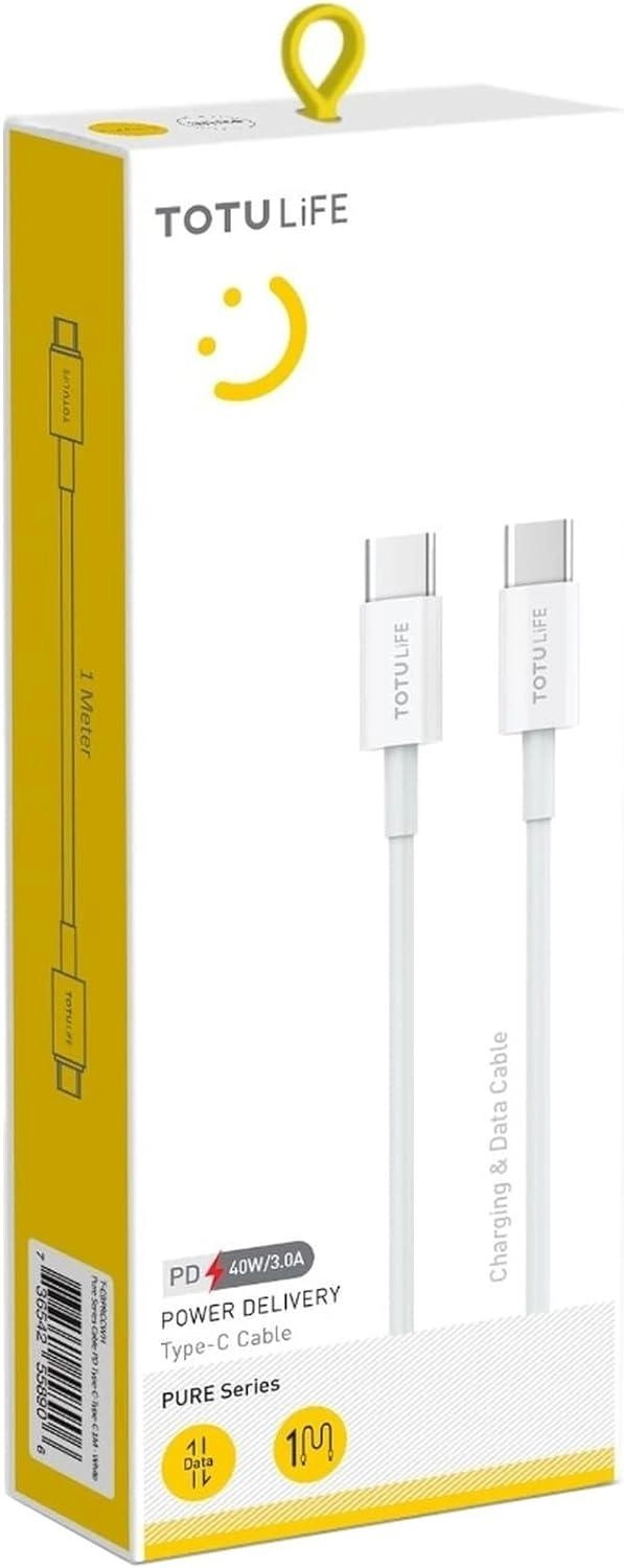 TOTUDESIGN Pure Series Cable USB-C to USB-C 2m