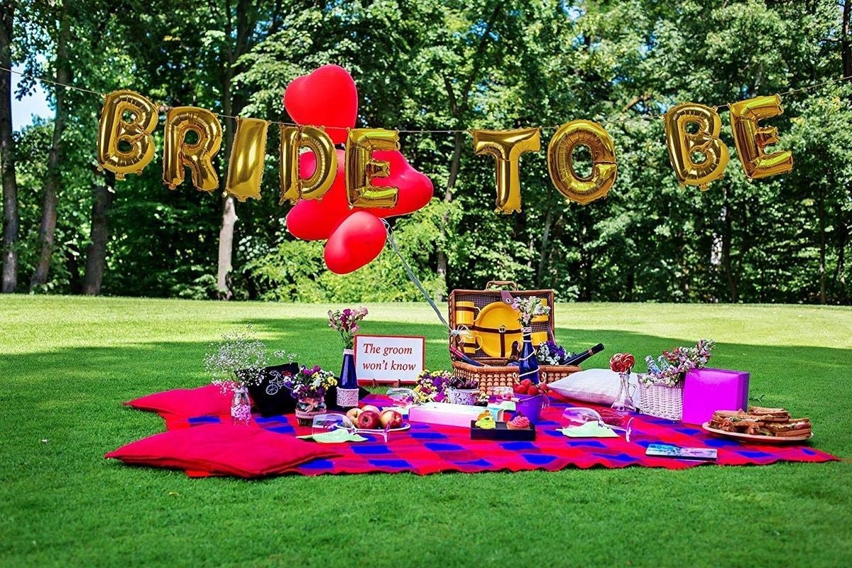 Bride To Be Letter Balloon - Pack of 9 Party Decoration