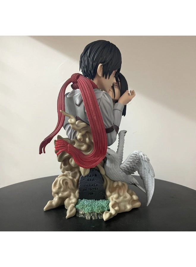 Mikasa Ackerman + Eren + Levi - Attack On Titan