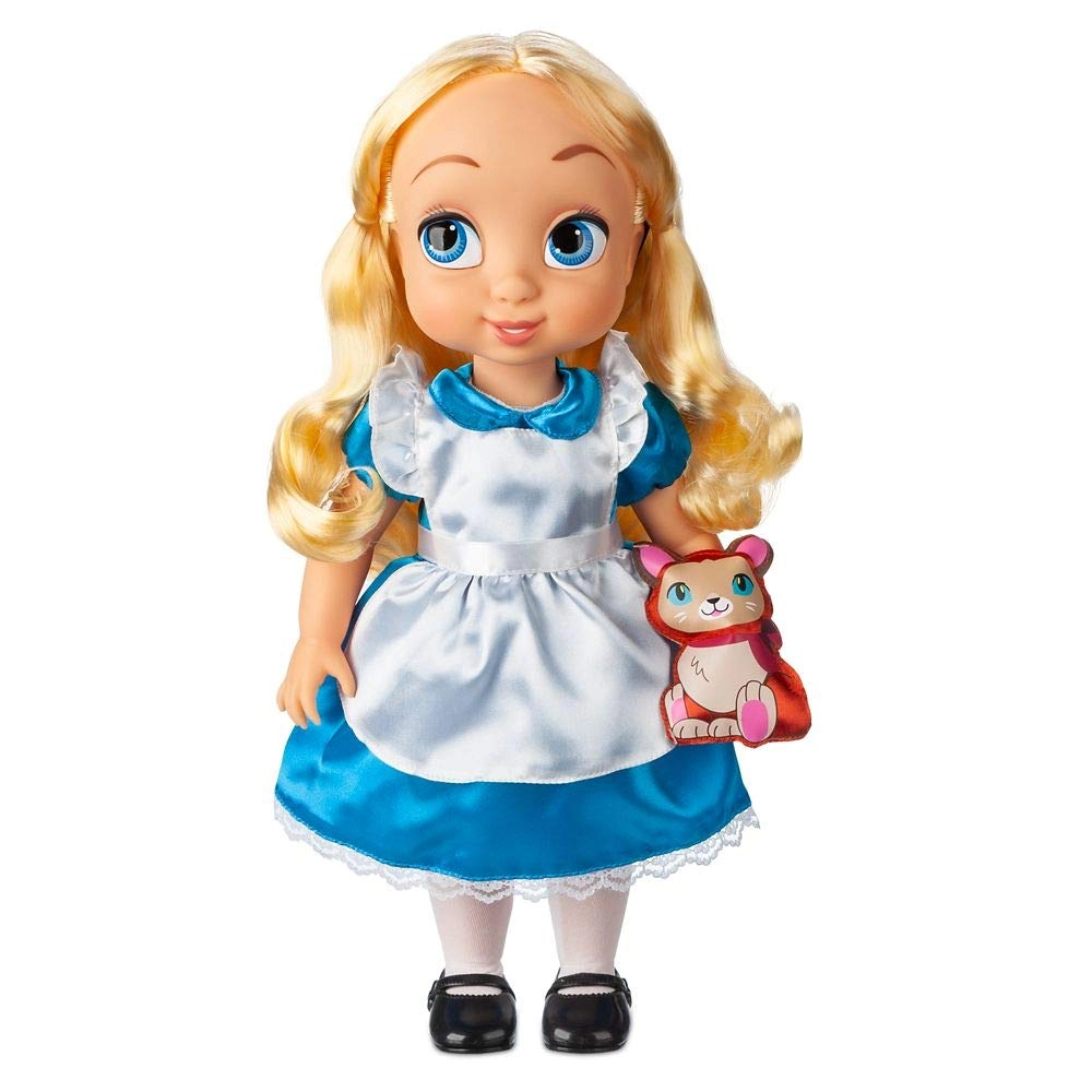 Disney Store Alice Doll - Blue satin dress Soft Dinah