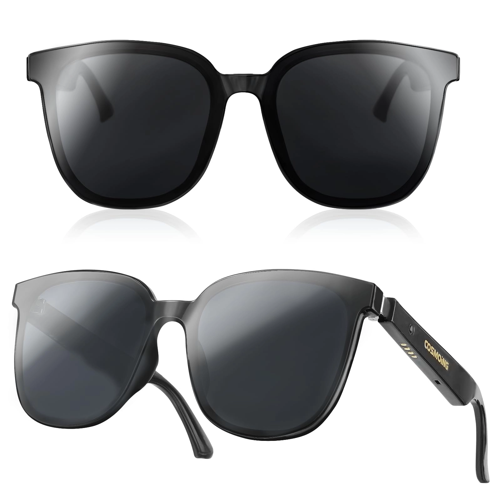 Smart Glasses - Bluetooth 5.3 UV400 Polarized Stereo Audio