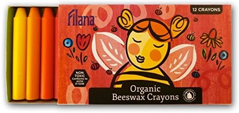 Filana Crayons Organic Beeswax Crayons - 12 Stick
