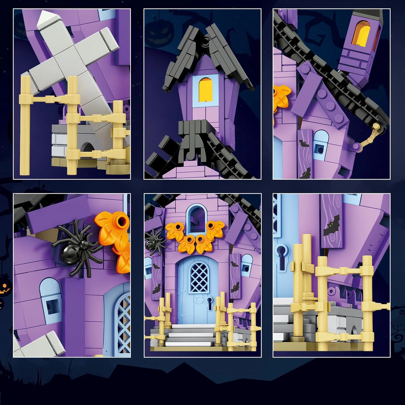 Halloween Building Toy Set