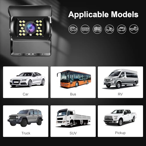 Reversing Camera - IR Night Vision 4 Pin Aviation Plug