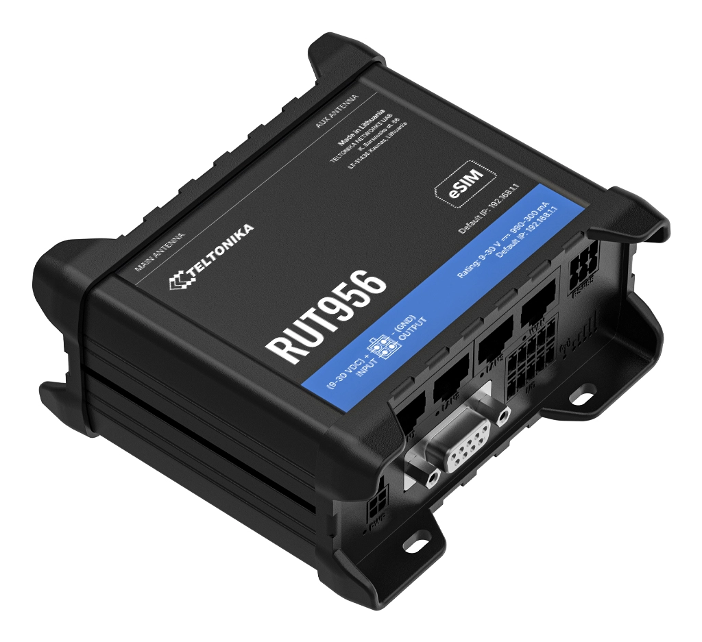 RUT956 - 4G LTE IEEE 802.11b/g/n