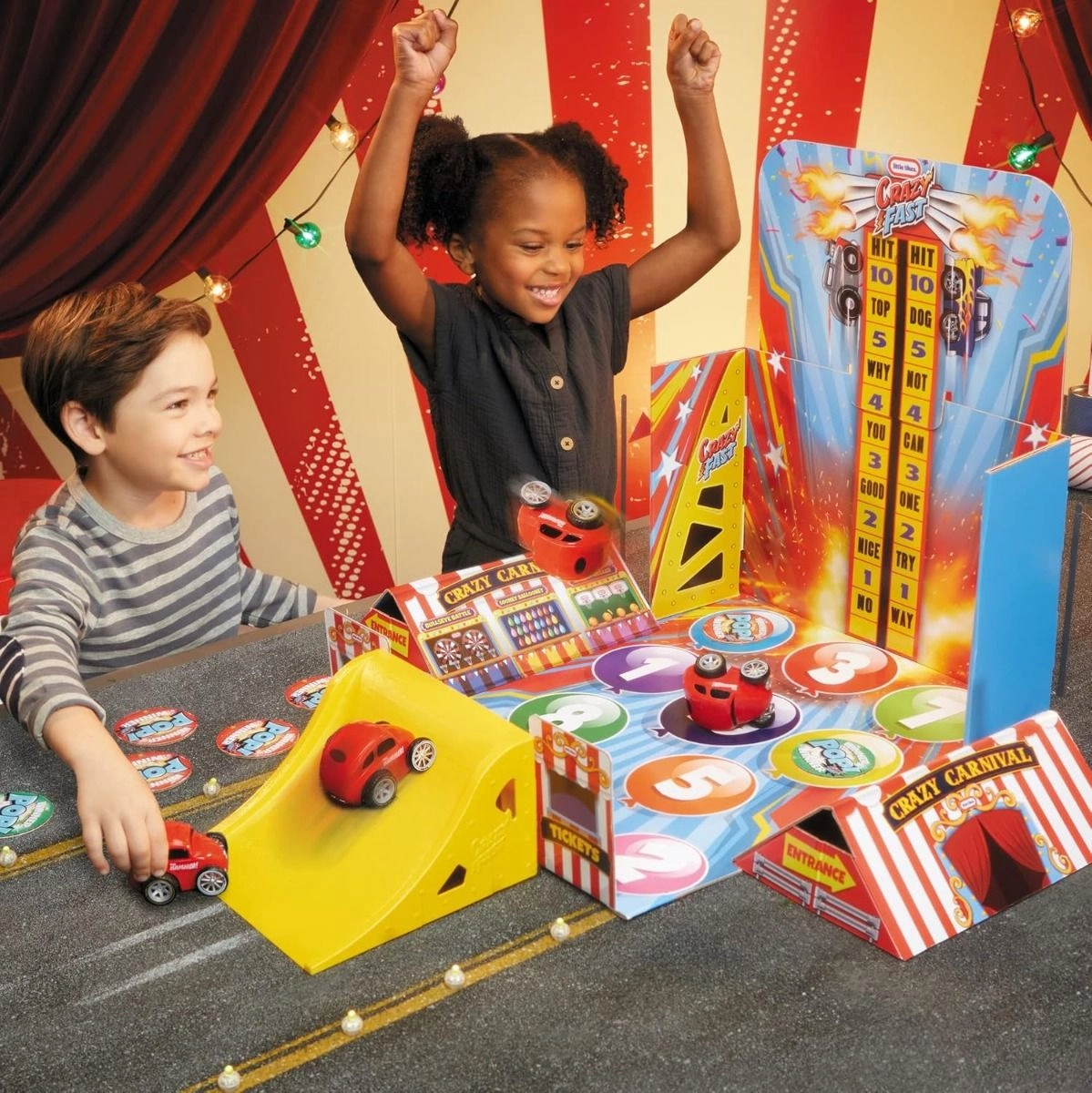 Crazy Fast Flip And Fly Carnival - 3+ Red