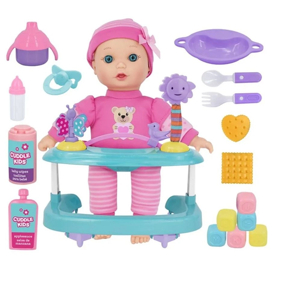 It's Playtime Doll Playset - 18pcs 11-Inch