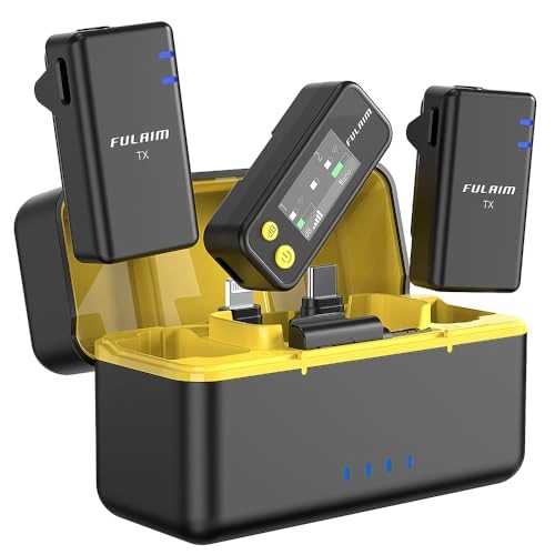 Wireless Lavalier Microphone System Wireless+USB+3.5mm-Mini-Jack+Lightning Microphone