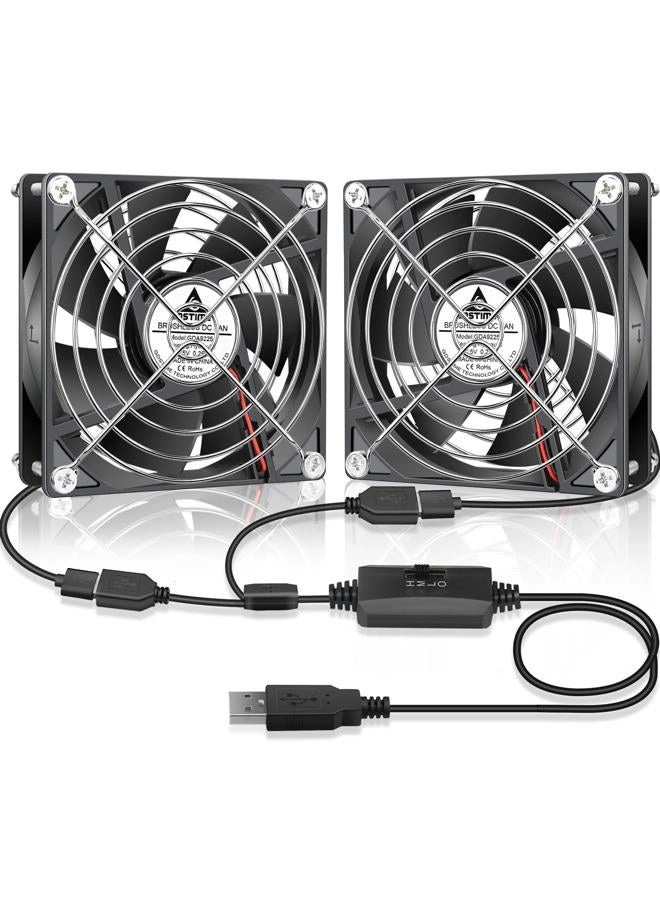 GDSTIME GDT9225H5VUSB - 2 fans 92mm