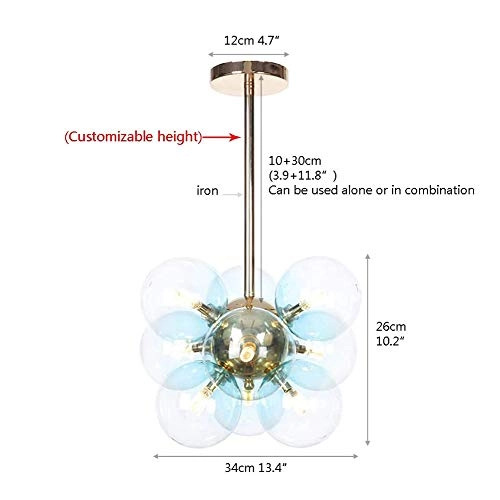 G4 Nordic Art Ball-in-the-ball Chandelier - Dimmable