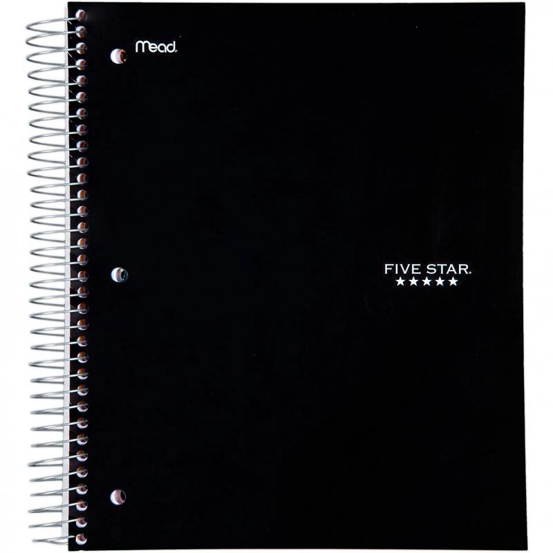 Notebook 8.5 X 11 Spiral - Grid 100 Sheets