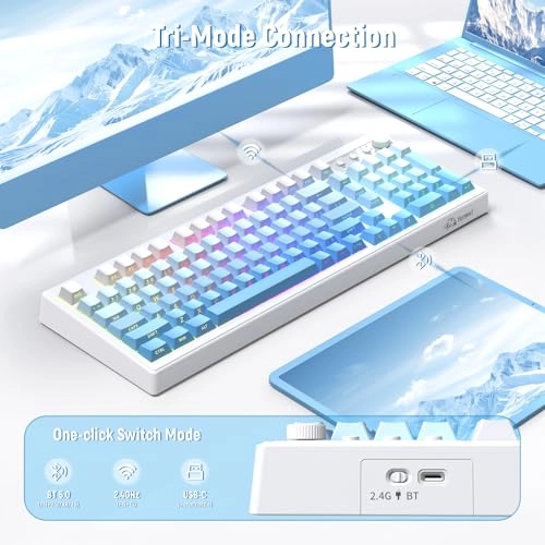 K100 - 2.4GHz Wireless Bluetooth USB-C