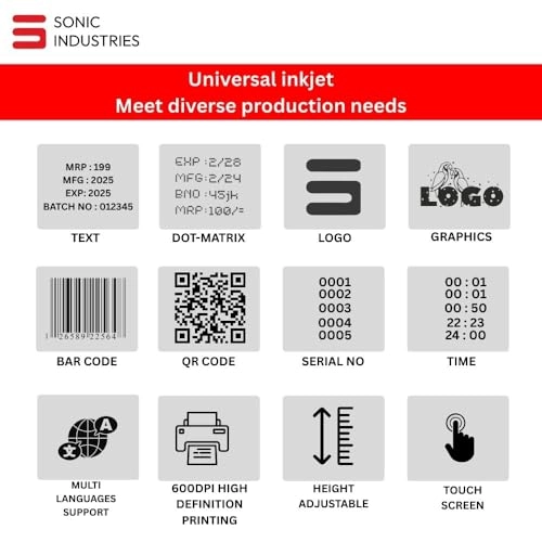 Thermal Inkjet Plastic Printer